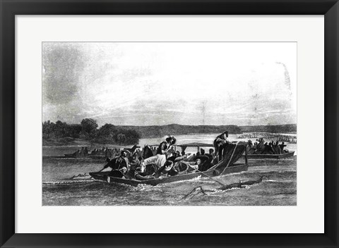 Framed Discovery of the Mississippi Print