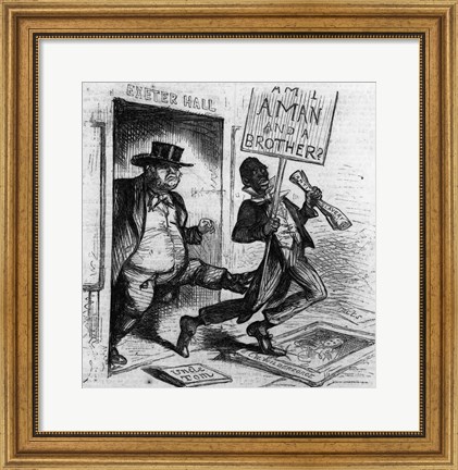 Framed John Bull Since the Southern Rebellion Print