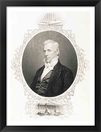 Framed James Buchanan Print