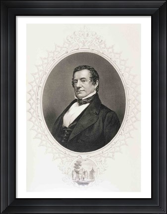 Framed Washington Irving Print
