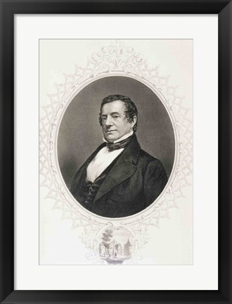 Framed Washington Irving Print