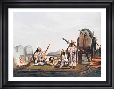 Framed Gauchos of Tucuman Print