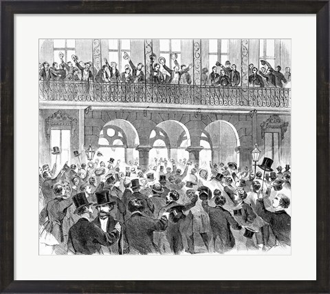 Framed Secession Meeting in Front of the Mills House Print