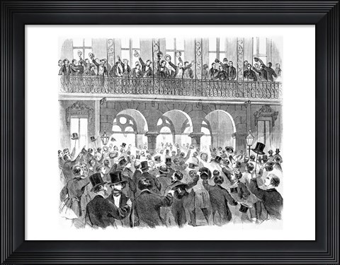 Framed Secession Meeting in Front of the Mills House Print