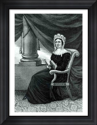 Framed Mrs Rachel Jackson Print