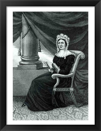 Framed Mrs Rachel Jackson Print