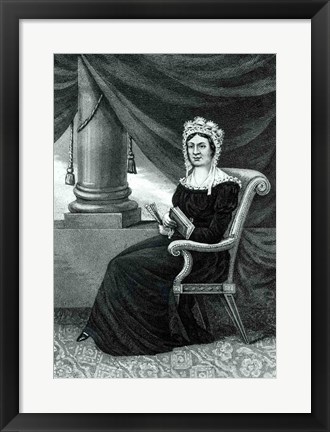 Framed Mrs Rachel Jackson Print