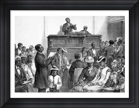 Framed Congregation at Washington Print