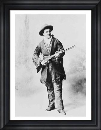 Framed Martha Canary Print