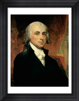 Framed James Madison Print
