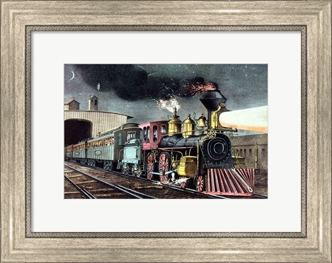 Framed Night Express Print