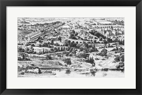 Framed View of the Centennial Exposition, Philadelphia, 1876 Print