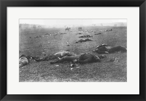 Framed Harvest of Death, Gettysburg, 1863 Print