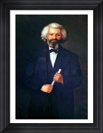 Framed Portrait of Frederick Douglass Print