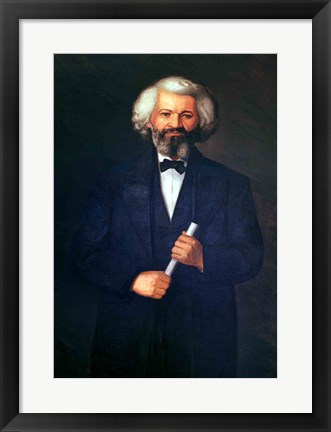 Framed Portrait of Frederick Douglass Print