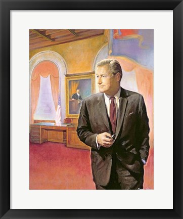 Framed Governor Nelson A. Rockefeller Print