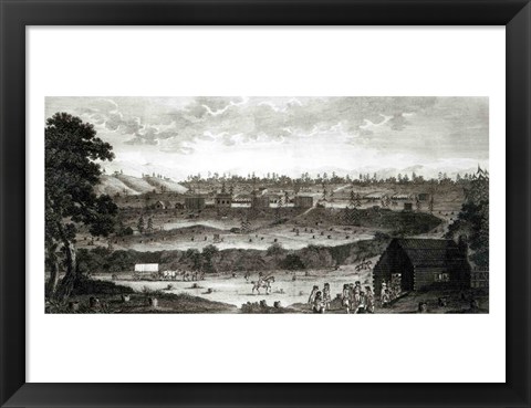 Framed Encampment of the Convention Army Print