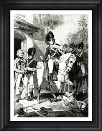 Framed Field Marshall Earl Harcourt Print
