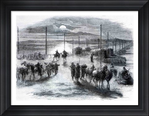 Framed Civil War in America Print