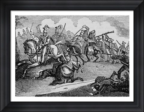 Framed Battle of Bracito Print