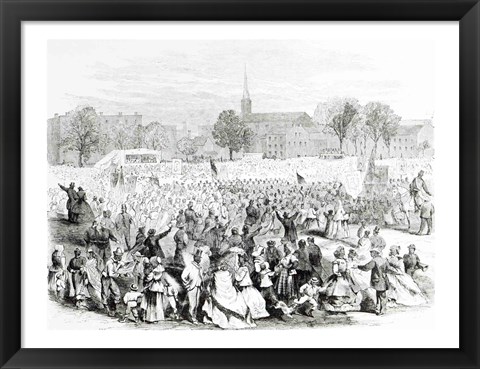 Framed Celebration of the Abolition of Slavery Print