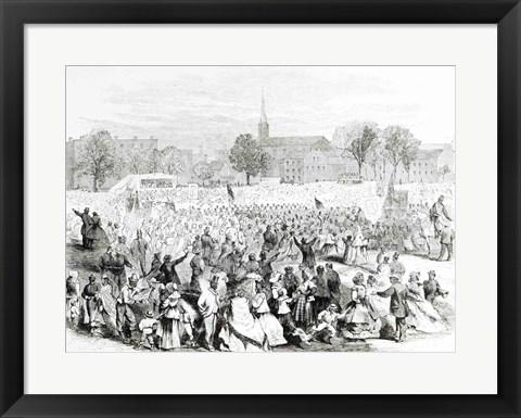 Framed Celebration of the Abolition of Slavery Print