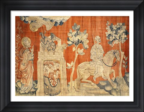 Framed Opening of the Fourth Seal Print