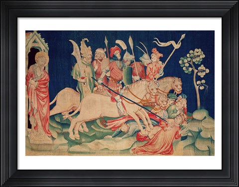 Framed Myriads of Horsemen Print