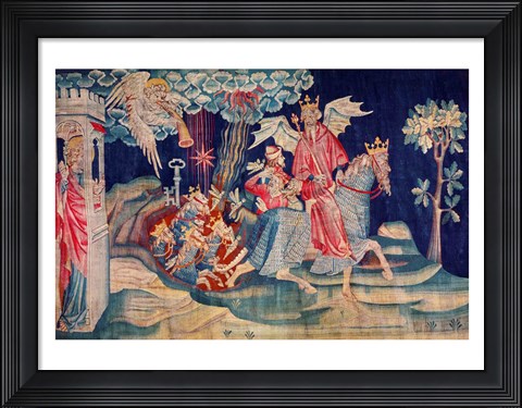 Framed Fifth Trumpet and the Locusts Print