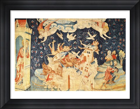 Framed Babylon Invaded by Demons Print