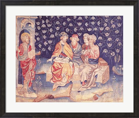 Framed Discussion of the Resurrection Print