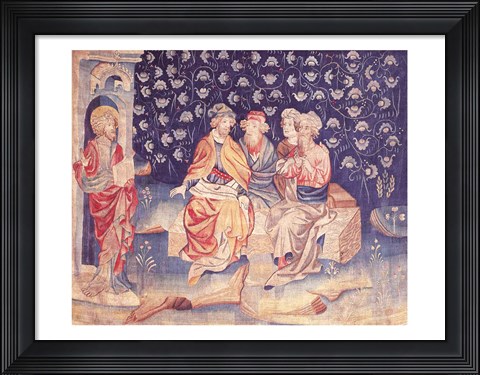 Framed Discussion of the Resurrection Print