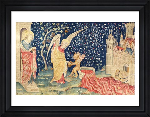 Framed Blood flowing from the great winepress of God&#39;s wrath Print