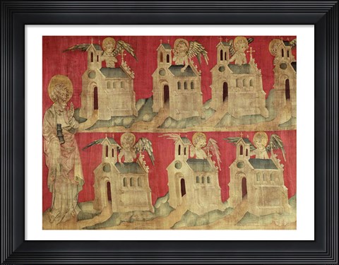 Framed St. John and the Seven Churches of Asia Print
