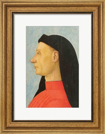 Framed Portrait of a Young Man Print