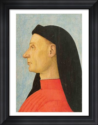 Framed Portrait of a Young Man Print