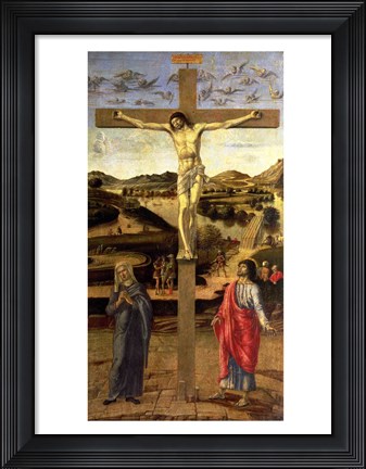 Framed Crucifixion Print