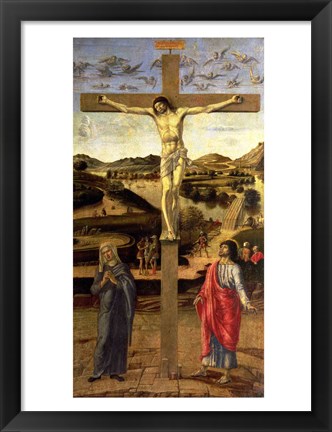 Framed Crucifixion Print