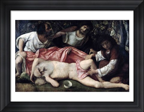 Framed Mocking of Noah Print