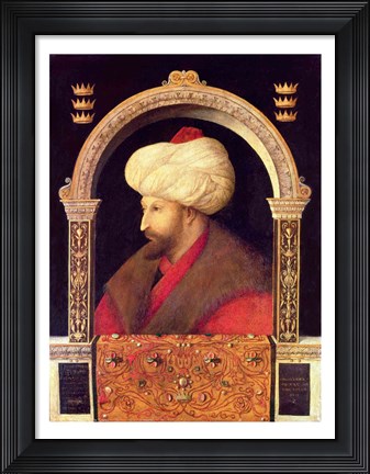 Framed Sultan Mehmet II Print