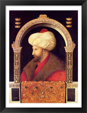 Framed Sultan Mehmet II Print