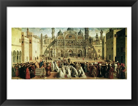 Framed St. Mark Preaching in Alexandria, Egypt Print