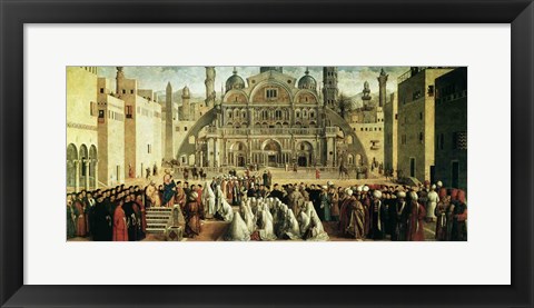 Framed St. Mark Preaching in Alexandria, Egypt Print