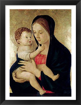 Framed Madonna and Child Print