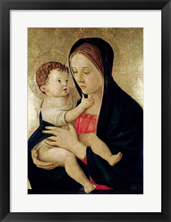 Framed Madonna and Child Print