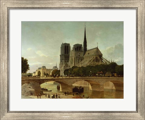 Framed Notre Dame, Paris, 1884 Print