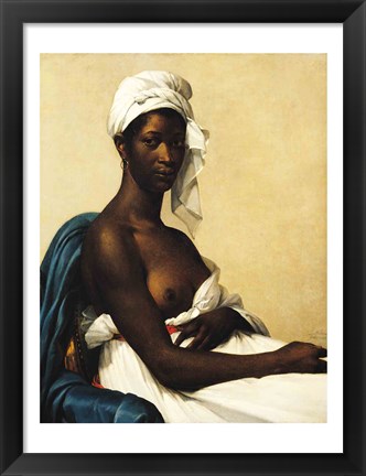 Framed Portrait of a Negress Print