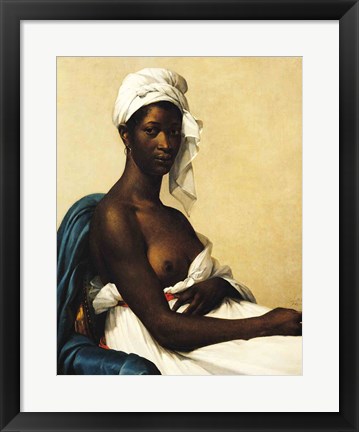 Framed Portrait of a Negress Print