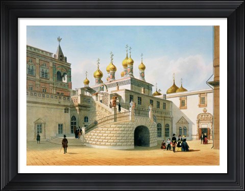 Framed View of the Boyar Palace in the Moscow Kremlin Print