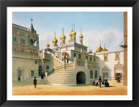 Framed View of the Boyar Palace in the Moscow Kremlin Print